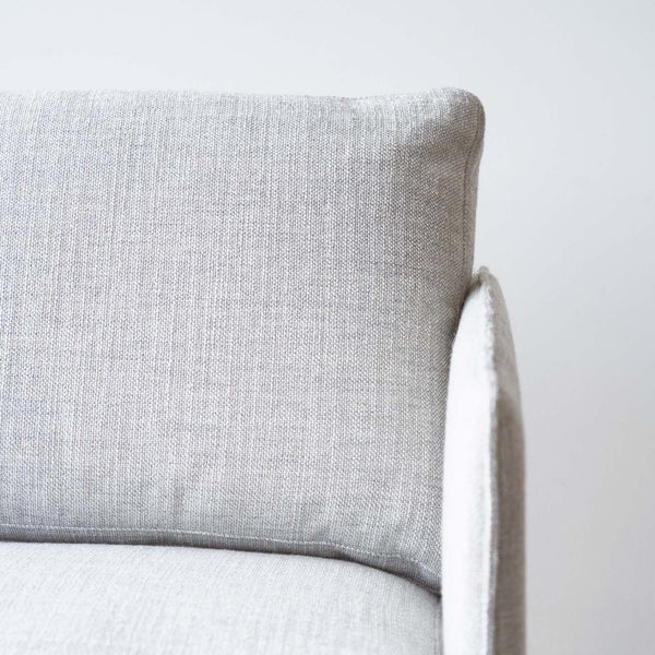 Tolv pensive L shape fabric sofa in coast - Originals Furniture Singapore