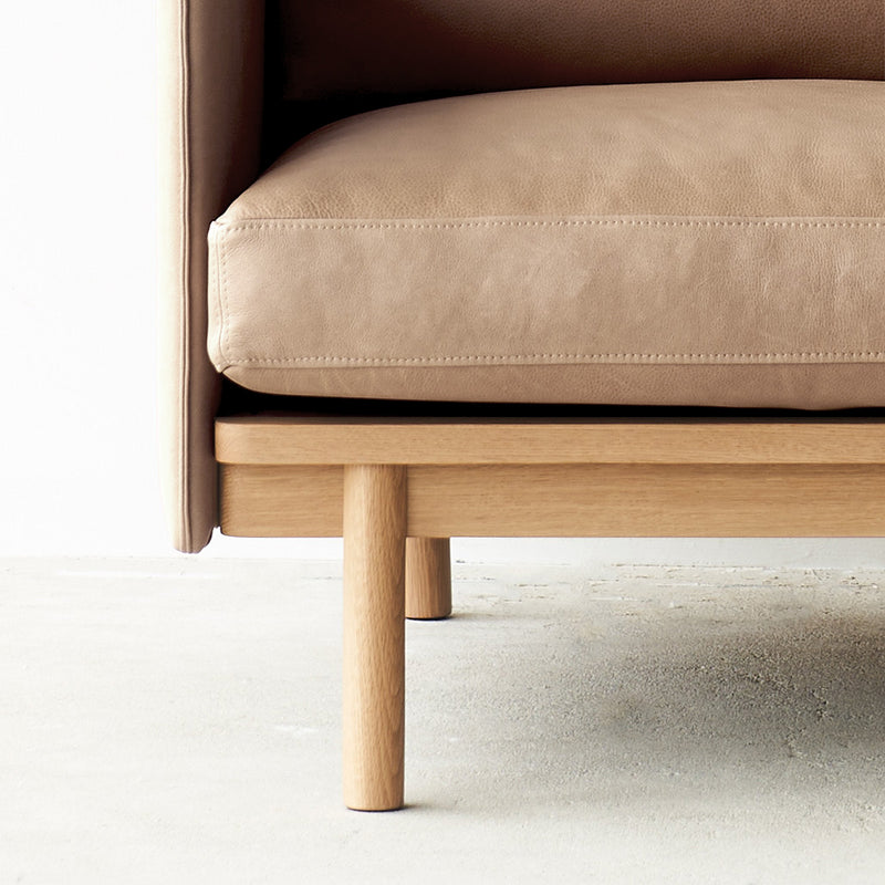 Pensive Leather Armchair | Pecan