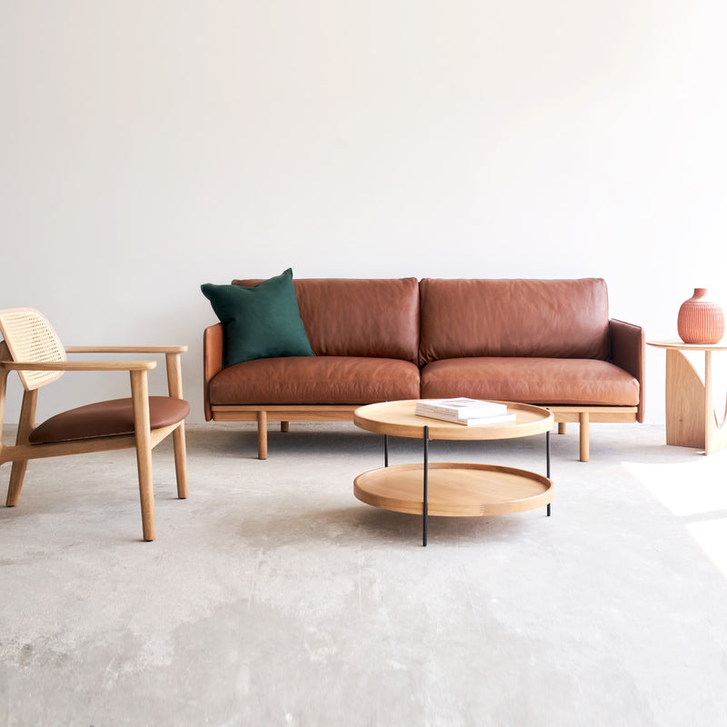 Pensive leather sofa bespoke - Originals Furniture Singapore