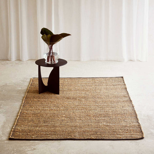 Demi Rug | Natural & Black (170 x 240cm) - Originals Furniture