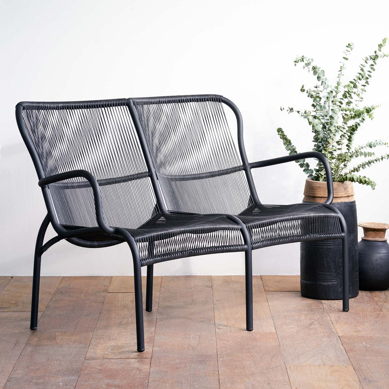 Vincent Sheppard Outdoor Loop Sofa in Black from Originals Furniture Singapore