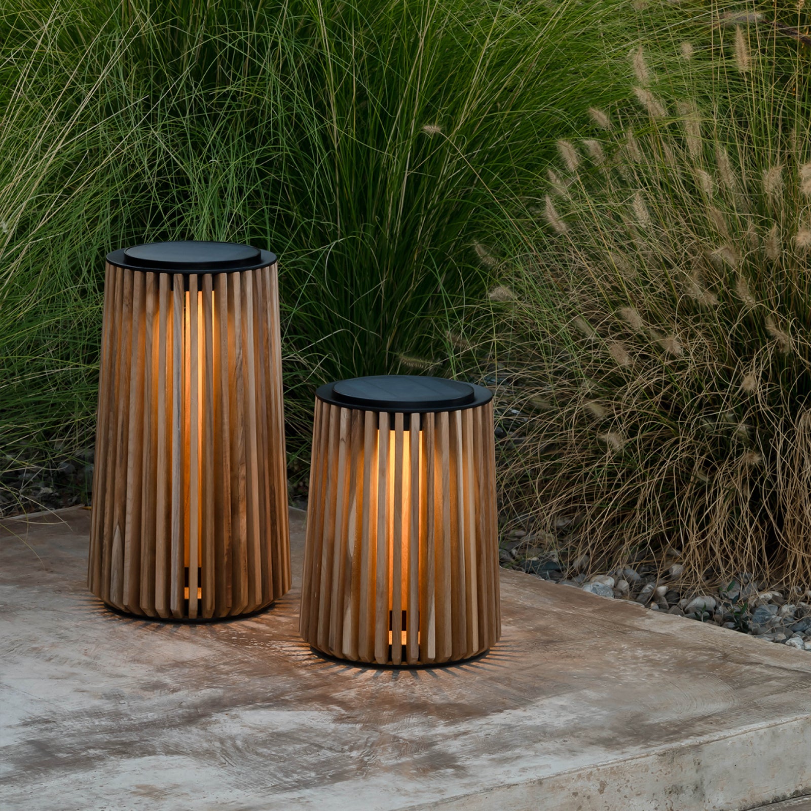 Maya Outdoor Lamp | Teak (48cm) – Originals Furniture