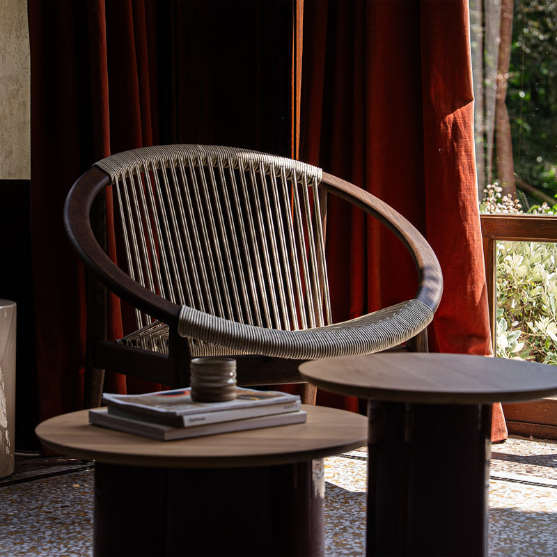 Norma Lounge Chair | Dark Oak (91cm)