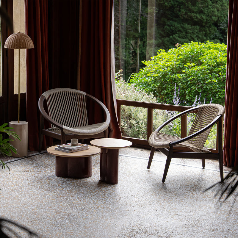 Norma Lounge Chair | Dark Oak (91cm)