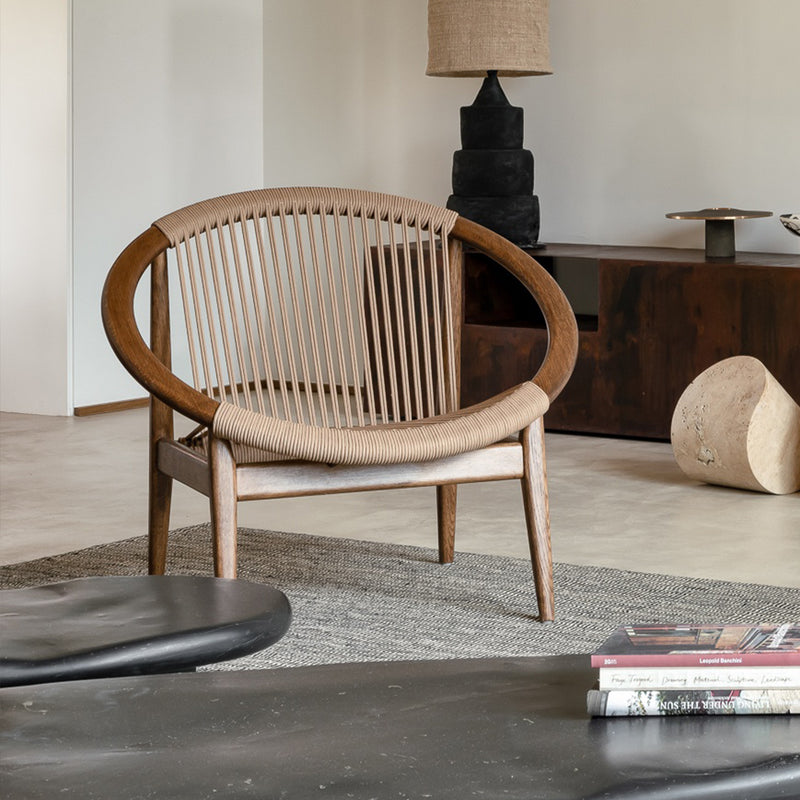 Norma Lounge Chair | Dark Oak (91cm)