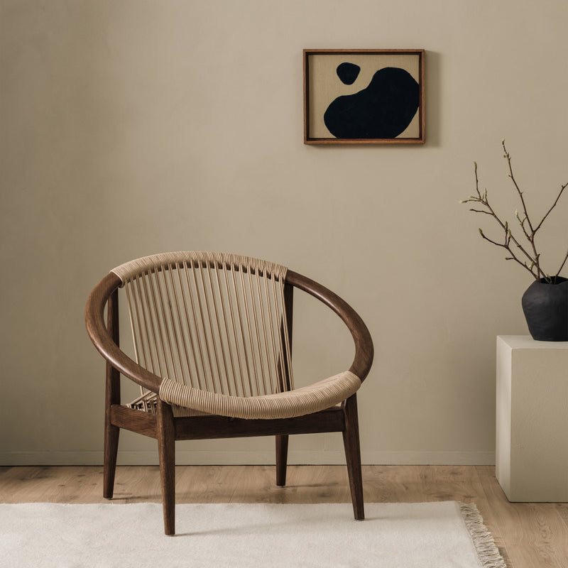 Norma Lounge Chair | Dark Oak (91cm)