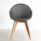 Vincent Sheppard Teak Avril Dining Chair in Dark Grey Wash from Originals Furniture SIngapore