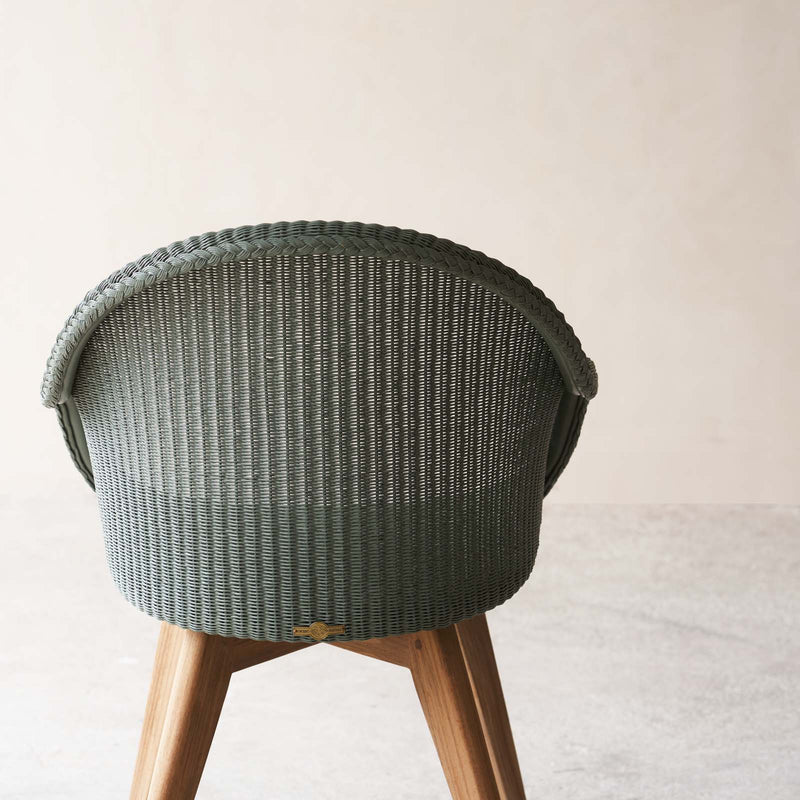 Avril Dining Chair | Teak - Dusty Green