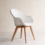 Vincent Sheppard Teak Avril Dining Chair in Pure White from Originals Furniture SIngapore