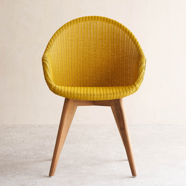 Avril Dining Chair | Teak - Yellow