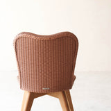 Lily Dining Chair | Teak - Dusty Coral
