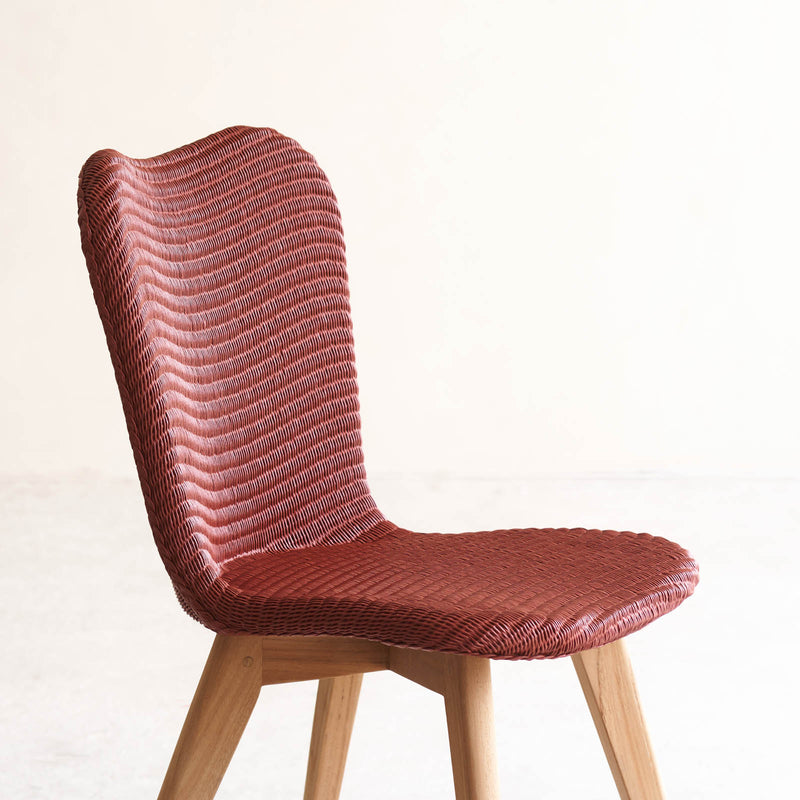 Lily Dining Chair | Teak - Terracotta