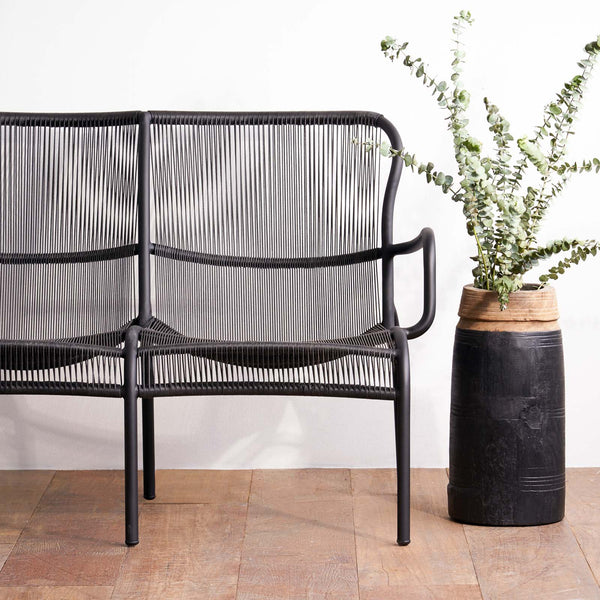 Loop Outdoor Sofa | Black (121cm)