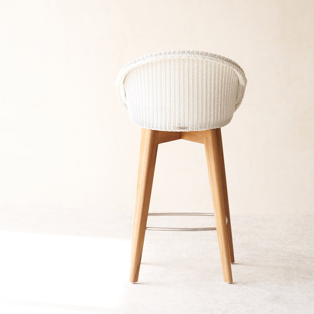 Tait Counter Stool - Natural Frame / White PU Seat main image 1
