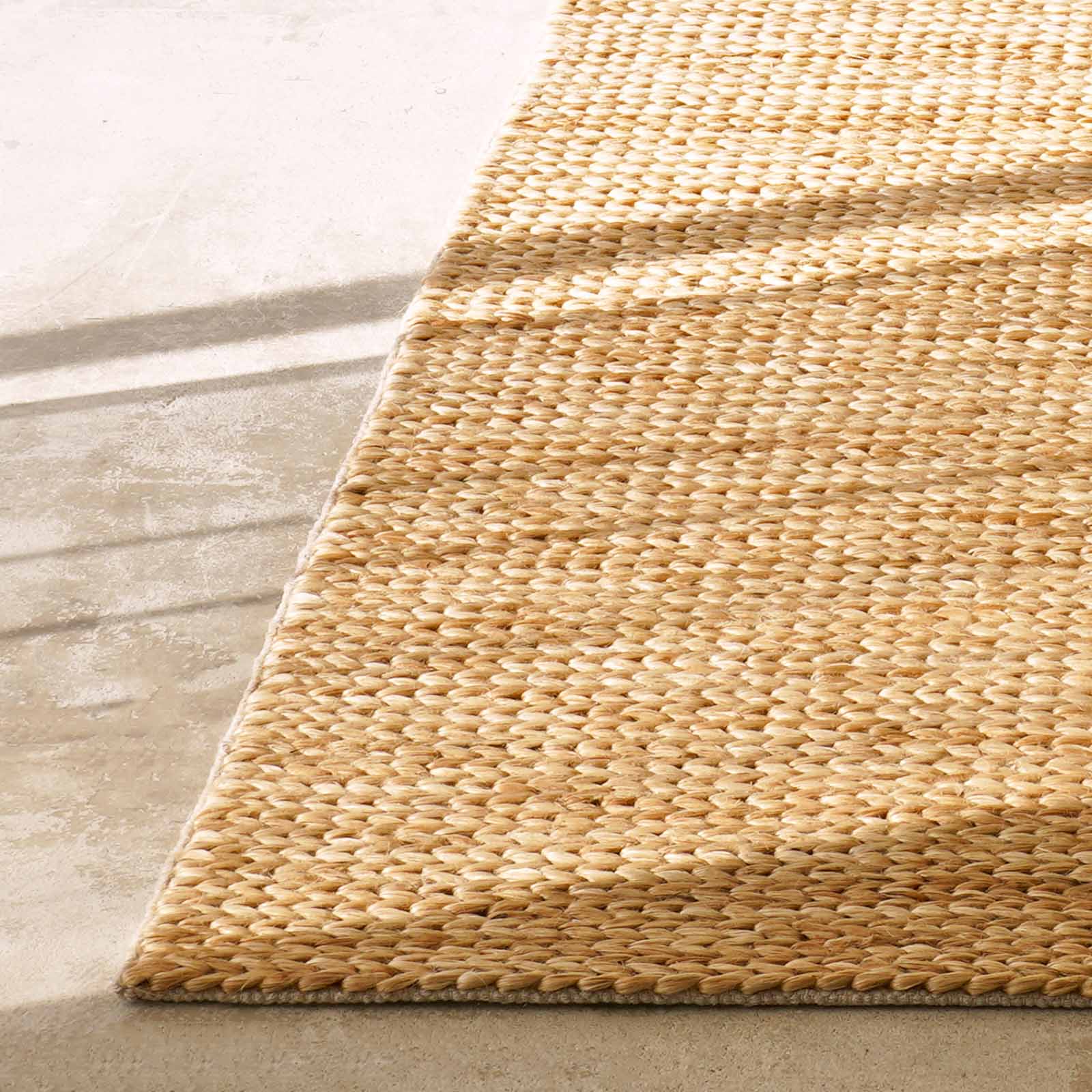 Hem Rug Andrea Large Knot Hemp Rug | Natural – Originals Furniture