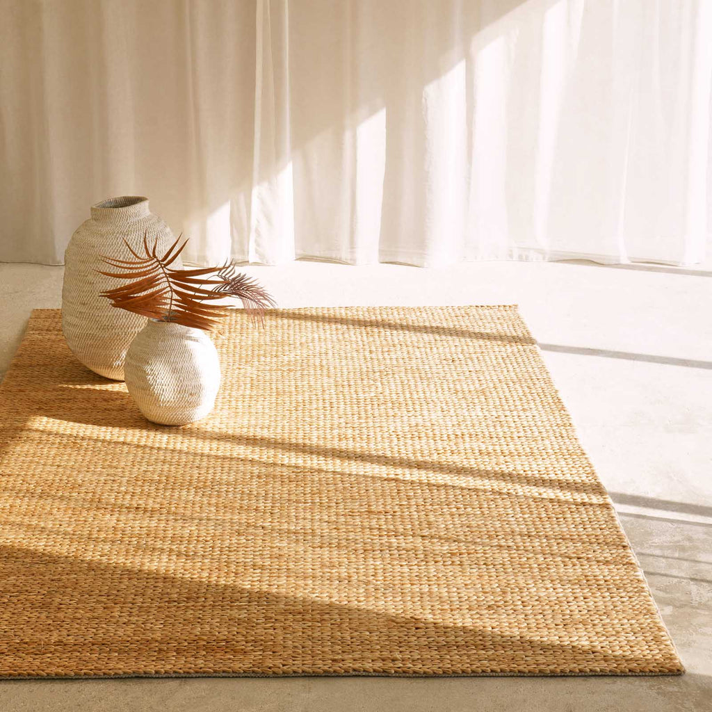 Andrea Large Knot Hemp Rug | Natural – Originals Furniture