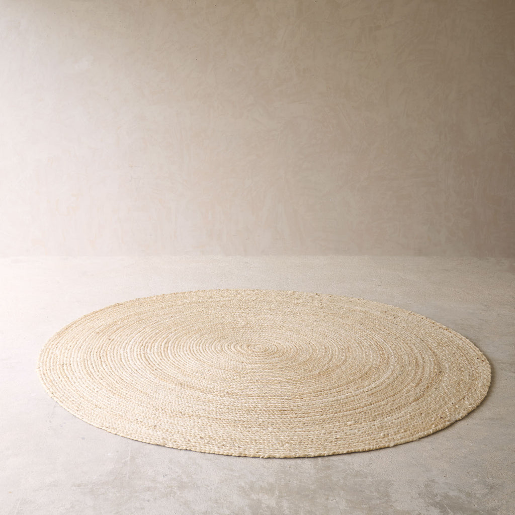 Round Rug Send Sumak Jute Rug | Round - Sand – Originals Furniture