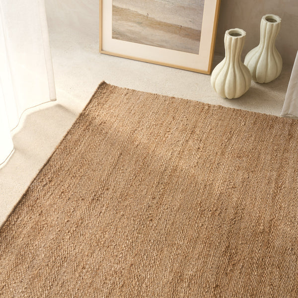 Custom Terra Handknotted Hemp Rug | Almond - Originals Furniture
