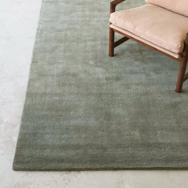Jalal Wool Handknotted Rug | Moss