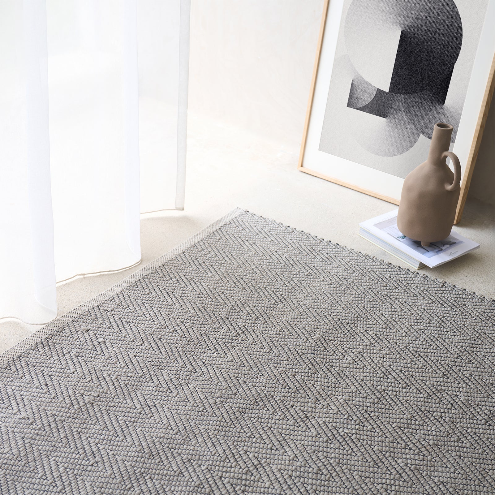 Nomad Wool Blended Rug | Ash – Originals Furniture