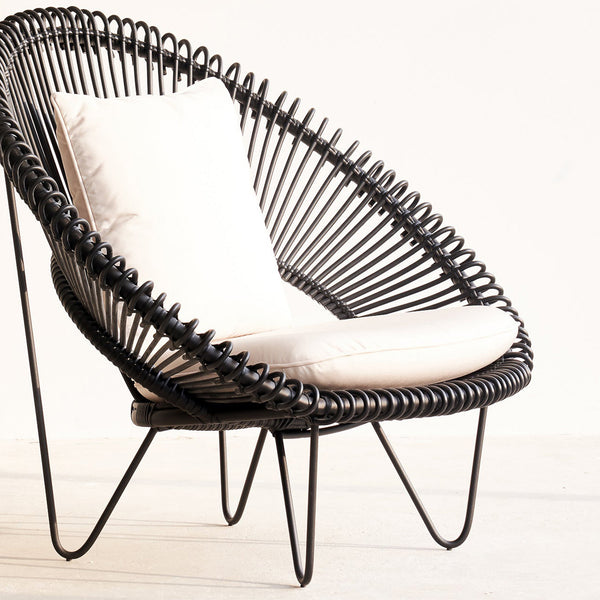 Vincent Sheppard Black Cruz Cocoon Chair from Originals Furniture