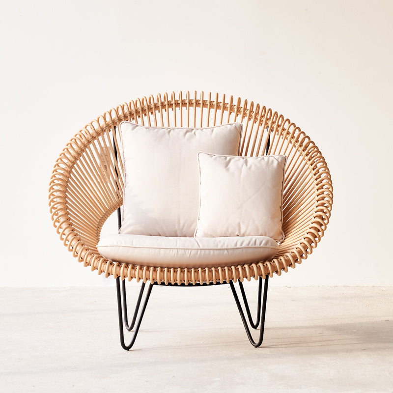 Vincent Sheppard Natural Cruz Cocoon Chair from Originals Furniture