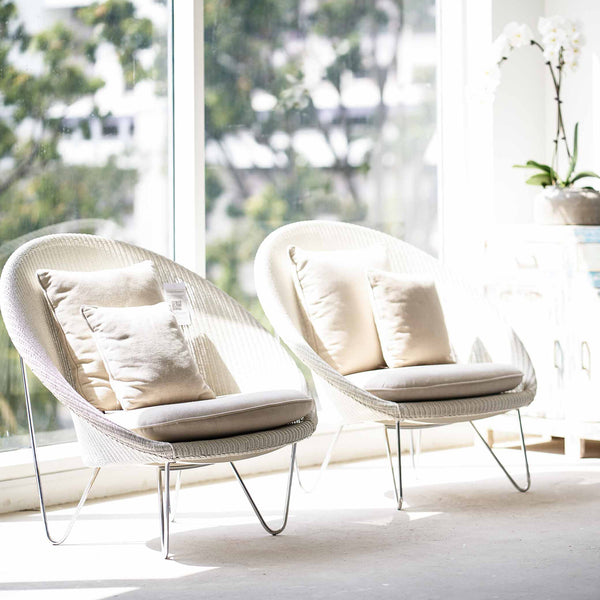 Vincent Sheppard Joe Occasional Chair in Pure White from Originals Furniture Singapore