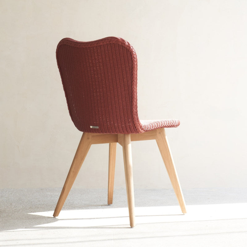 Vincent Sheppard Teak Lily Dining Chair in Terracotta Red from Originals Furniture SIngapore