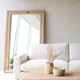 Vintage Teak Carved Mirror