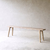 Rustic Java Teak Bench | Whitewash