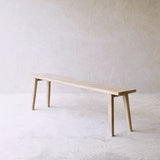 Rustic Java Teak Bench | Whitewash