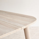 Icon outdoor teak dining table in whitewash - Originals Furniture Singapore 