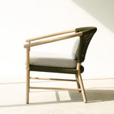 Icon Outdoor Lounge Chair Armchair in Moss Green with Cushions from Originals Furniture Singapore