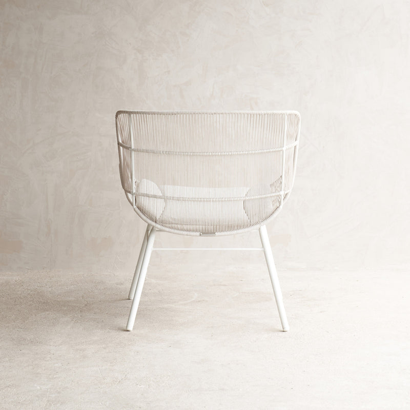 Rose Outdoor Lounge Chair Armchair in Chalk White from Originals Furniture Singapore