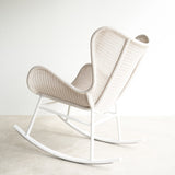 Swing Outdoor Rocking Chair Lounge in Chalk Off White from Originals Furniture Singapore