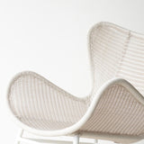 Swing Outdoor Rocking Chair Lounge in Chalk Off White from Originals Furniture Singapore