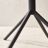 Arioso Teak Outdoor Bistro Table | Black Base