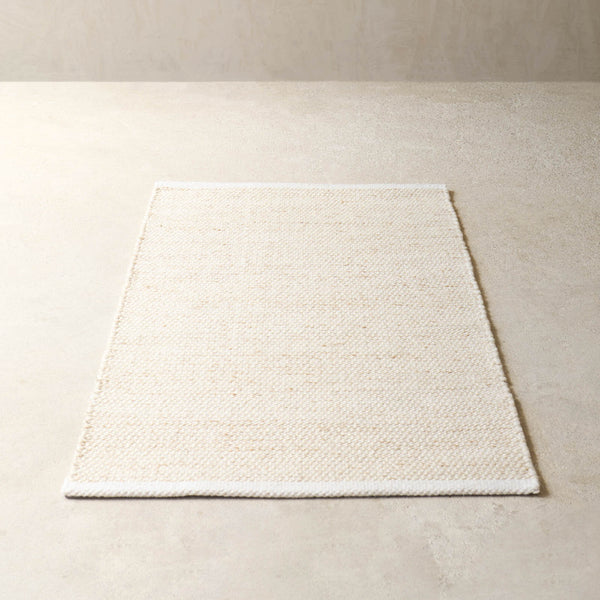 Arid Wool Handwoven Runner | Latte