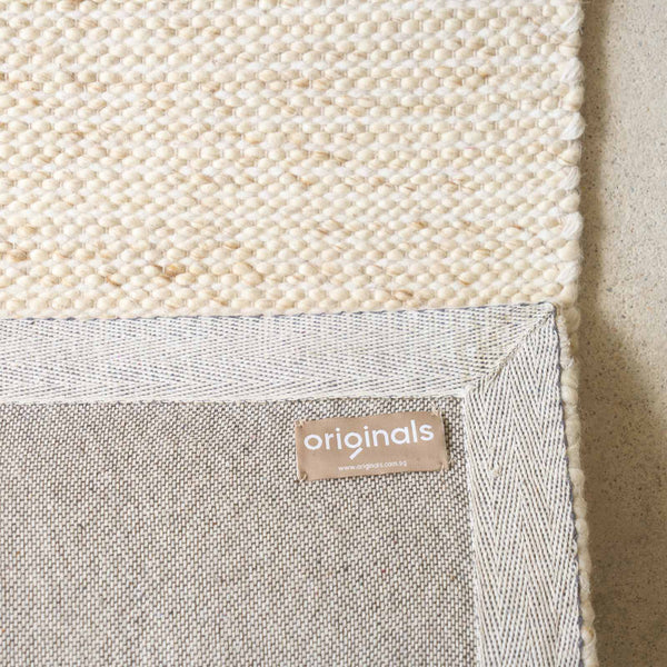 Arid Wool Handwoven Runner | Latte