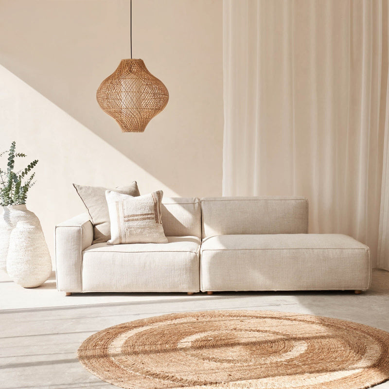 Sketch Baker Modular Fabric Sofa in Sand Light Beige Brown from Originals Furniture Singapore