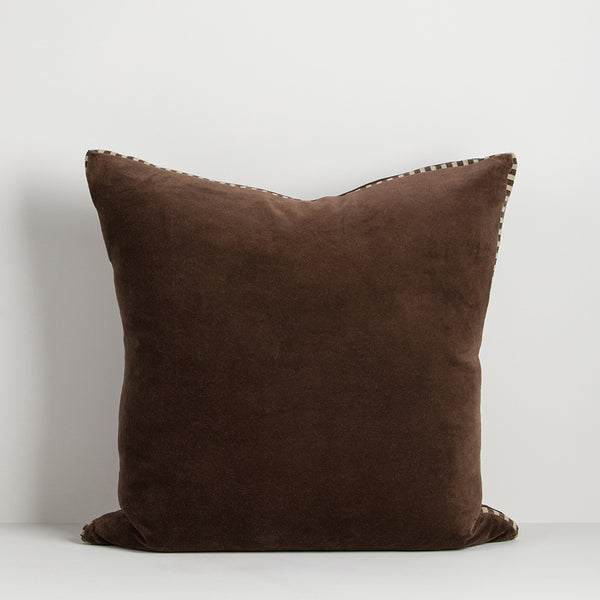 Edward Cushion | Chocolate (50 x 50cm)