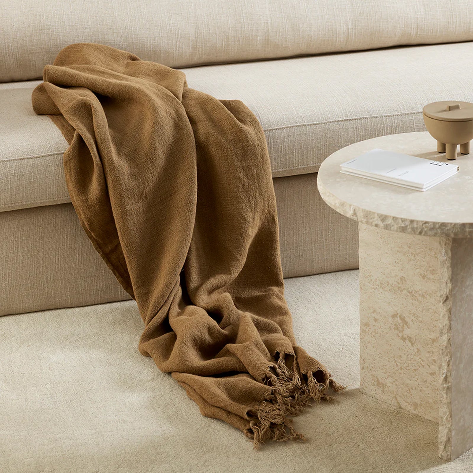 Millhouse Throw | Cumin – Originals Furniture