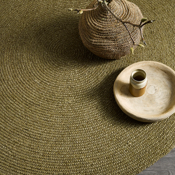 Tairua Floor Rug | Moss Green