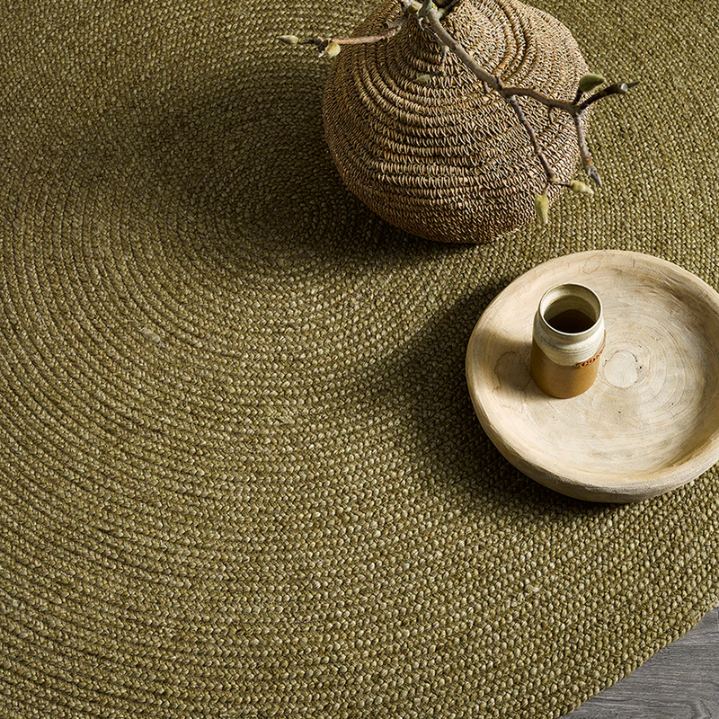 Tairua Floor Rug | Moss Green