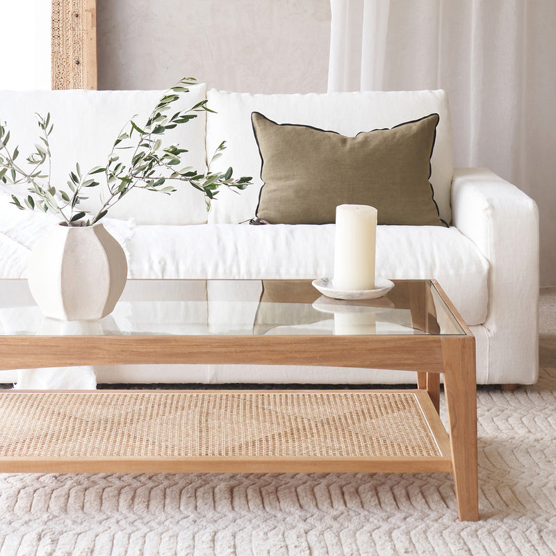 Cushion Black Line | Kaki
