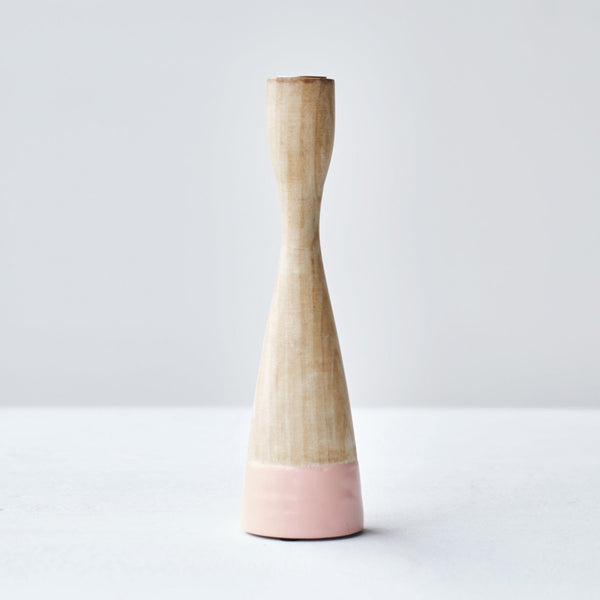Bodie Candlestick | Pink Medium (30.5cm)