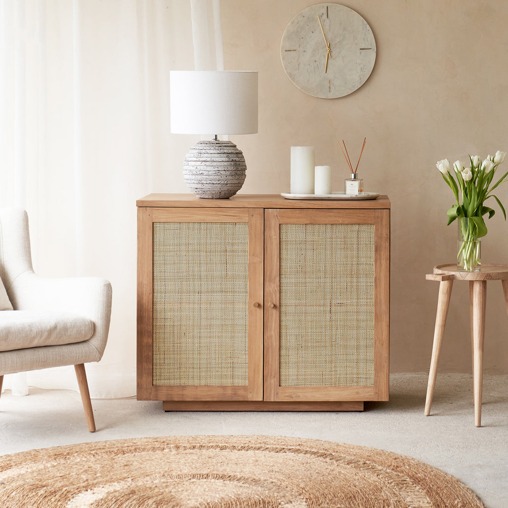 Rattan store cane sideboard