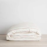 Linen Duvet Cover | Cedar Stripe