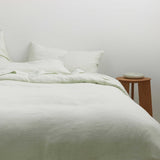 Linen Duvet Cover | Fern Stripe