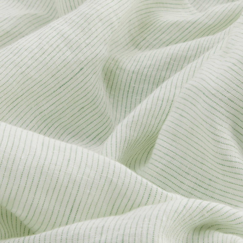 Linen Duvet Cover | Fern Stripe